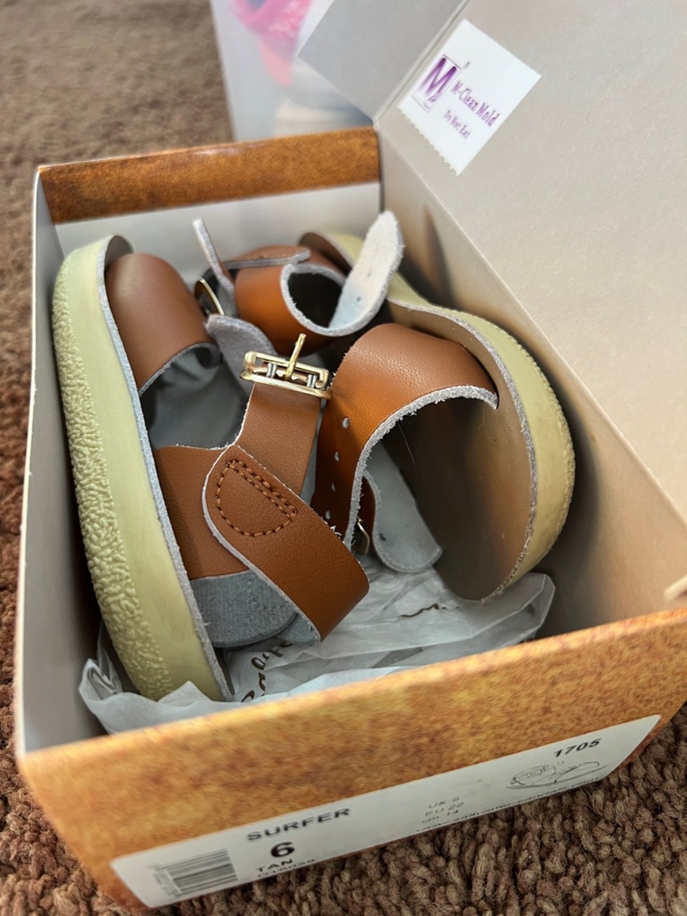 Salt water sandals